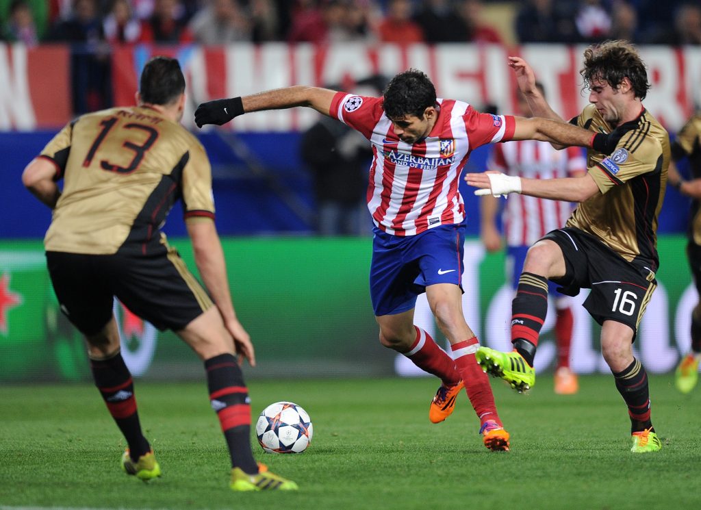Uno spezzone di Milan-Atletico Madrid del 2014