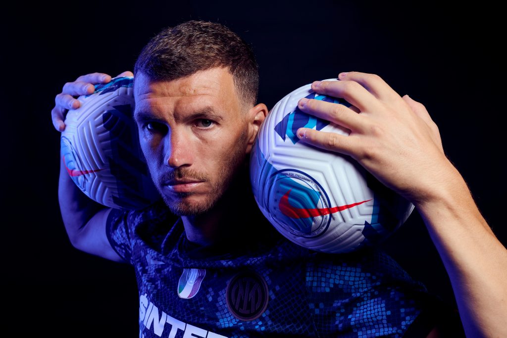 Edin Dzeko, nuovo attaccante dell'Inter