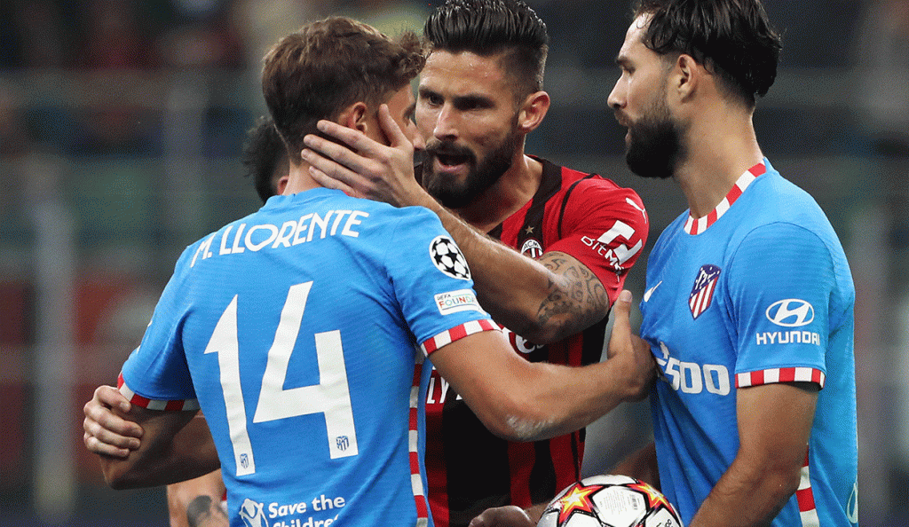Giroud e Llorente