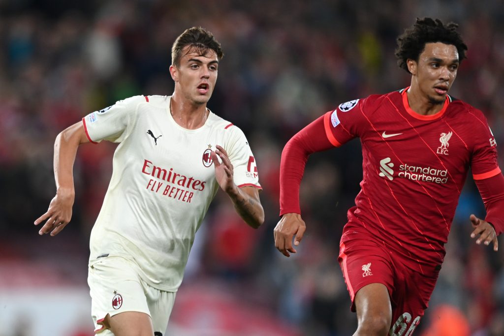 Daniel Maldini al suo esordio in Champions League.