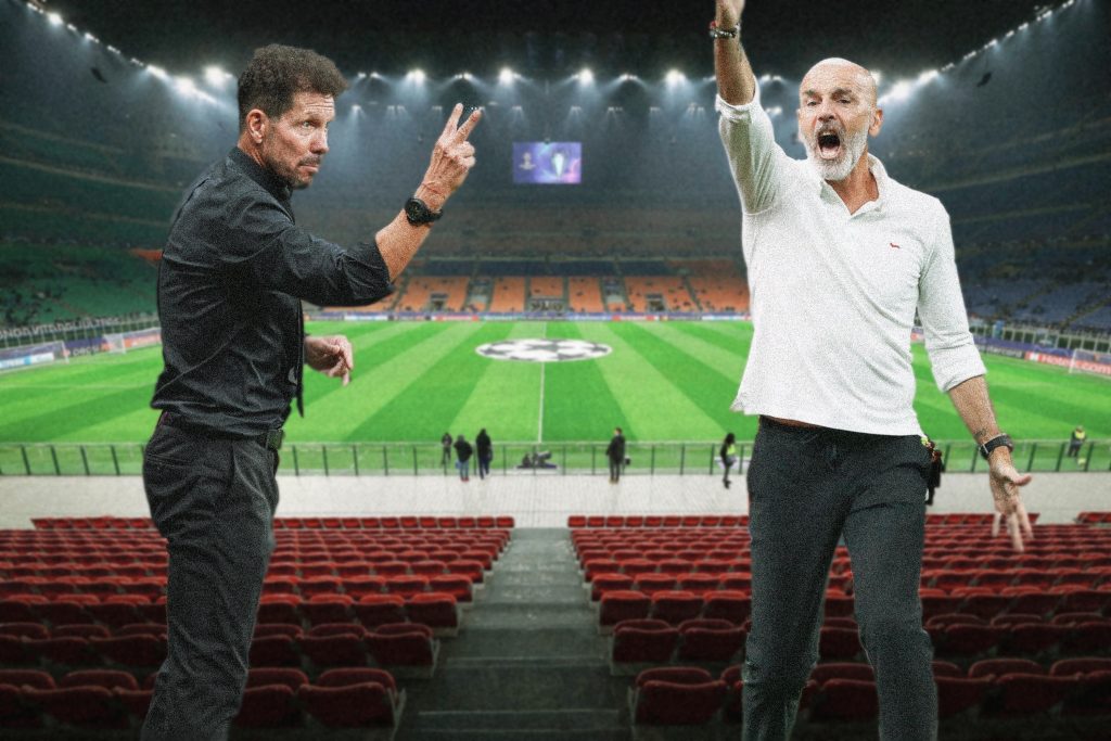 Simeone contro Pioli, Milan contro Atletico