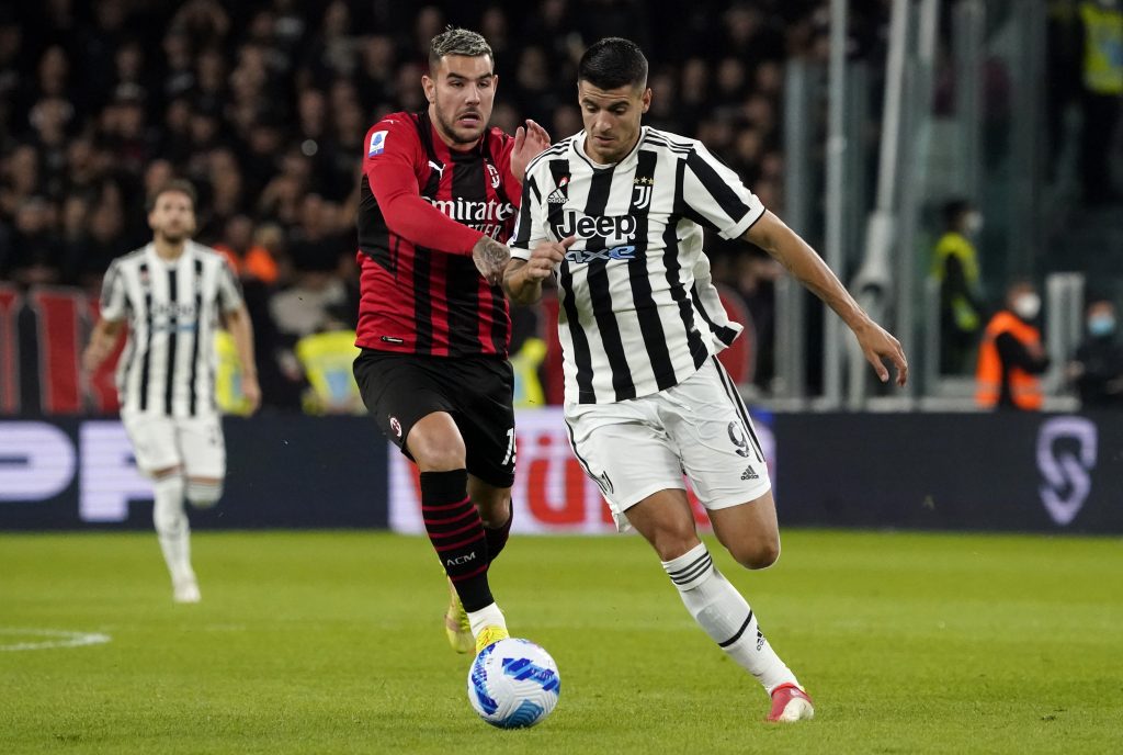 Theo Hernandez e Morata