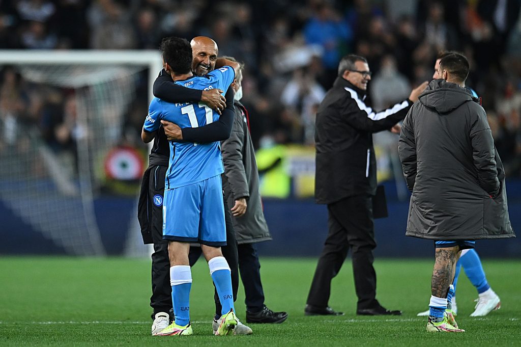 Luciano Spalletti e Hirving Lozano
