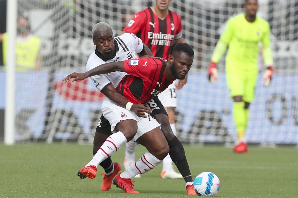 Spezia-Milan, Kessie in azione.