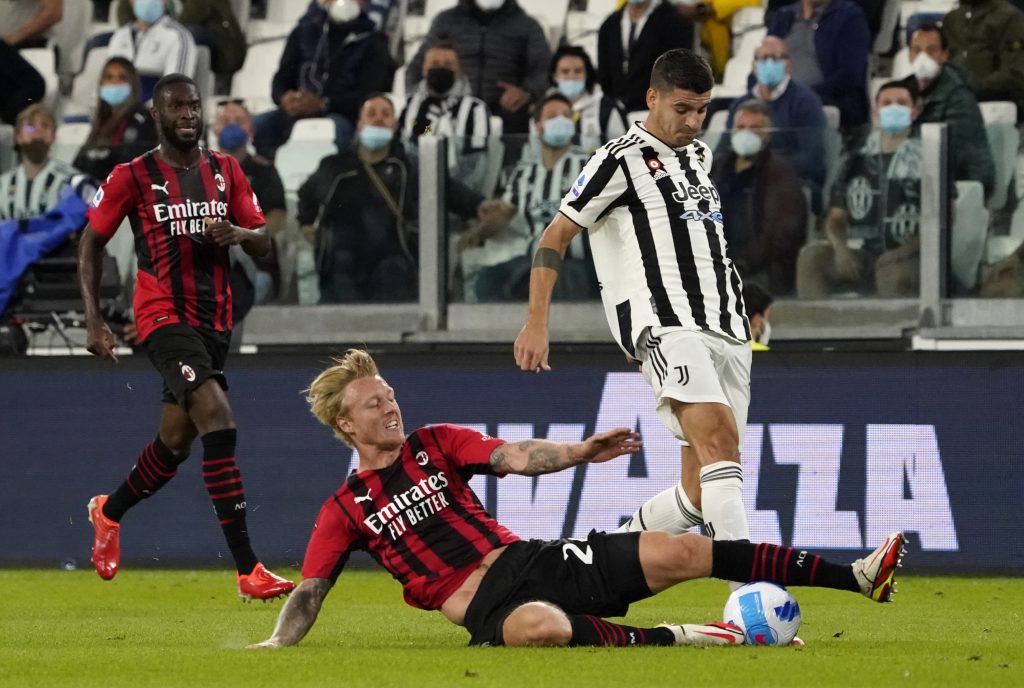 Kjaer a contrasto con Morata