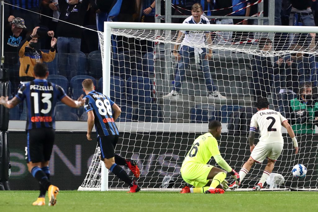 Il secondo gol dell'Atalanta
