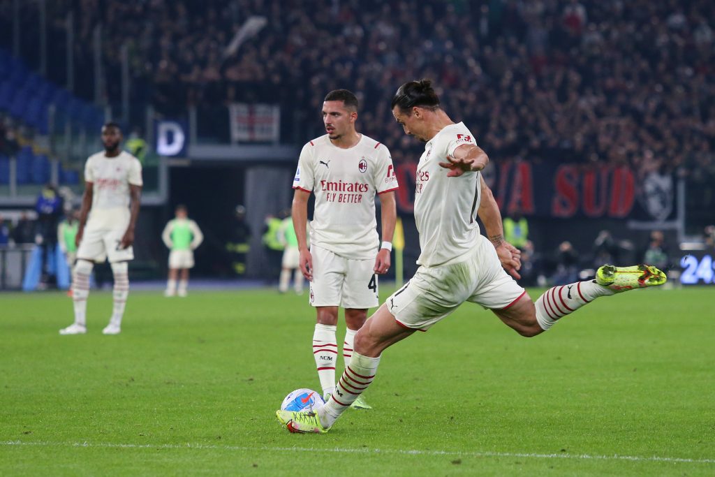 La punizione di Ibrahimovic.