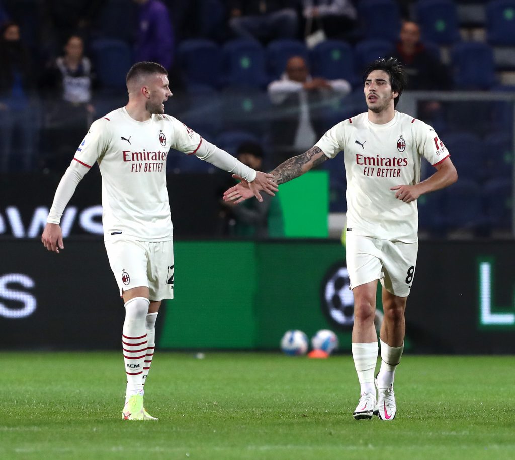 Ante Rebic e Sandro Tonali.