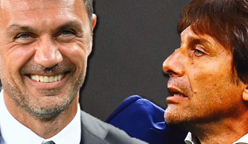 Paolo Maldini e Antonio Conte