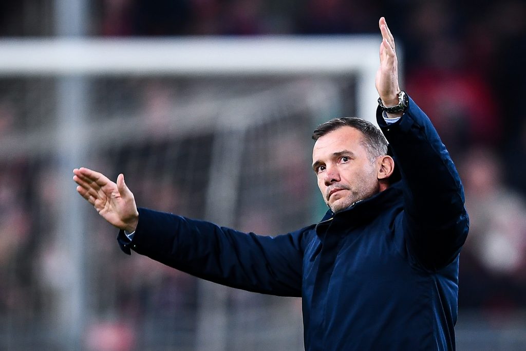 Andriy Shevchenko, tecnico del Genoa.