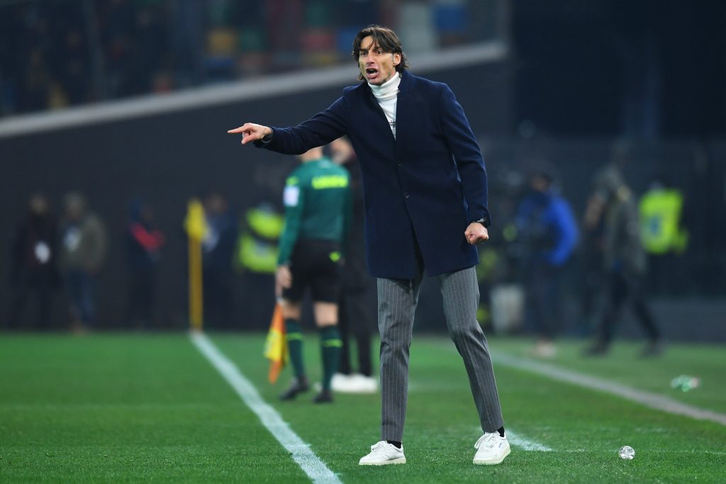 Gabriele Cioffi, tecnico dell'Udinese.
