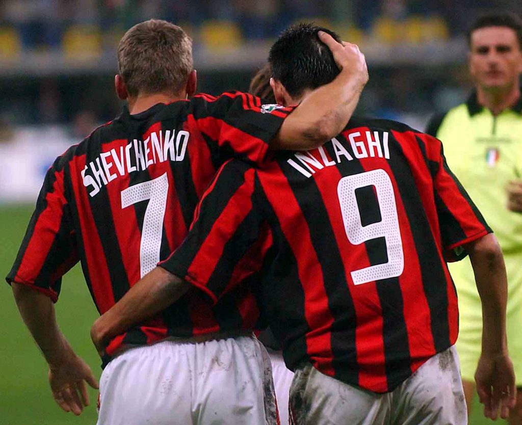 Shevchenko e Inzaghi