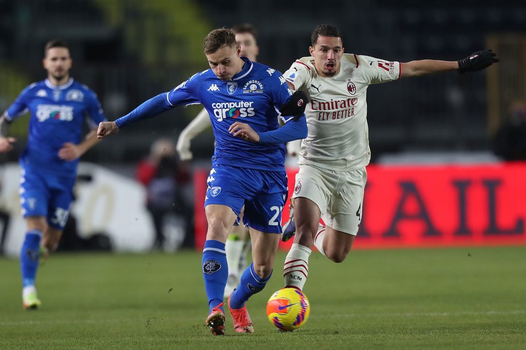 Un frammento di Empoli-Milan