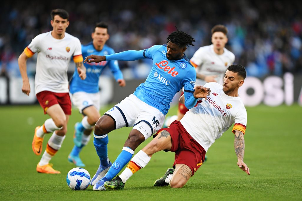 Un frame di Napoli-Roma