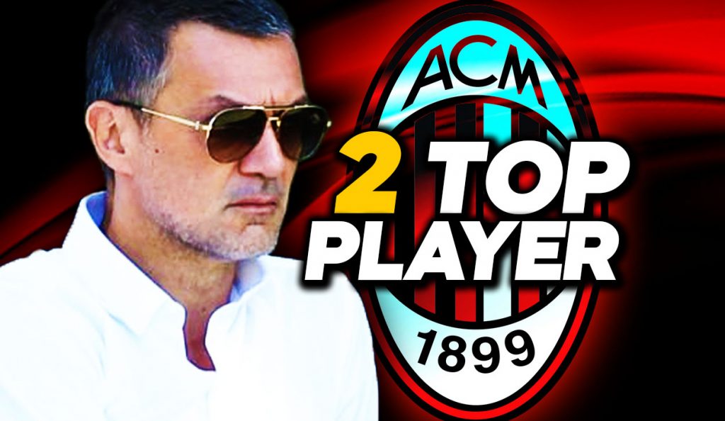 Mercato Milan, news su due top player nel mirino di Maldini.