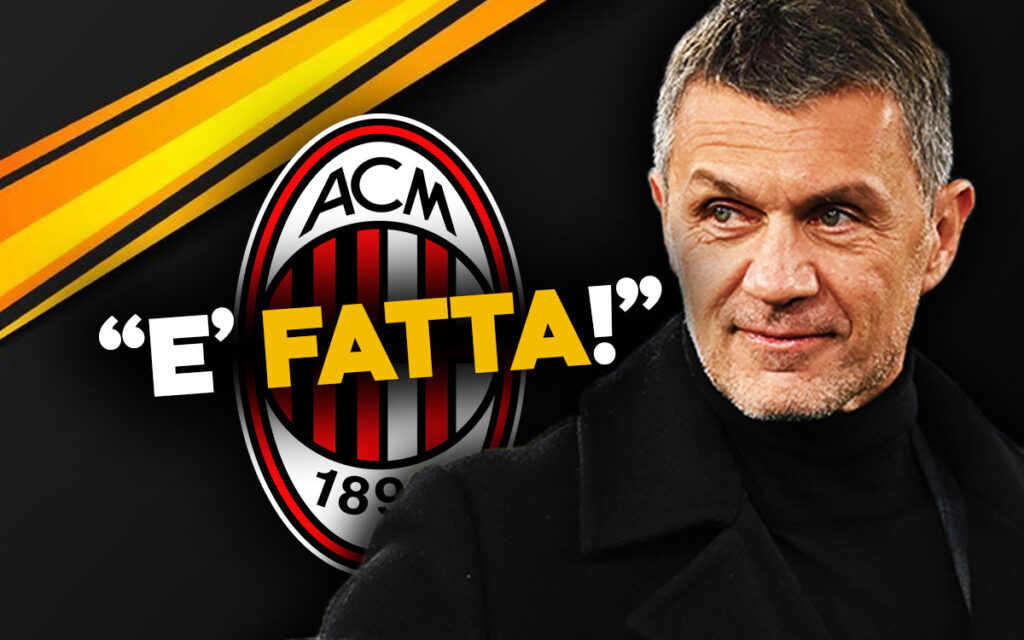 Mercato Milan, news improvvisa su un colpo chiuso da Maldini.