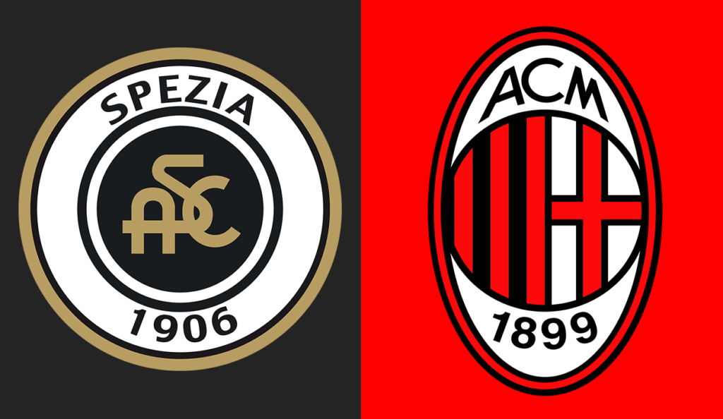 La diretta live di Spezia-Milan.