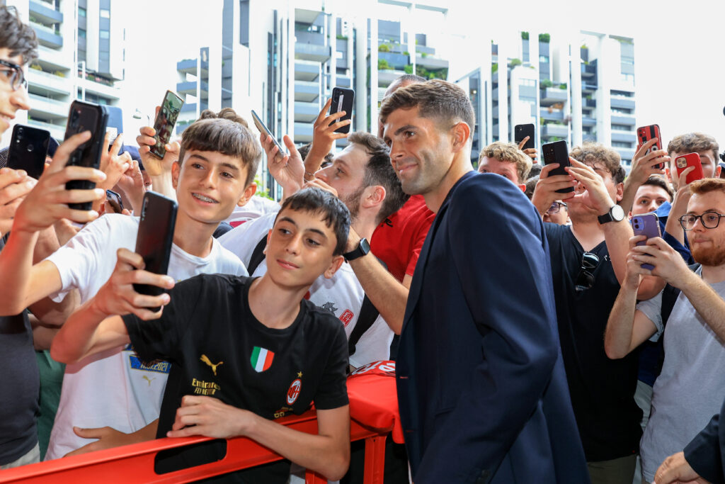 AC Milan Unveil New Signing Christian Pulisic