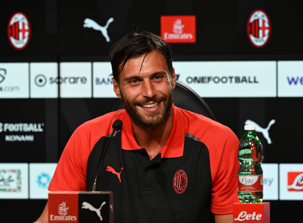 AC Milan Training Session &amp; Press Conference