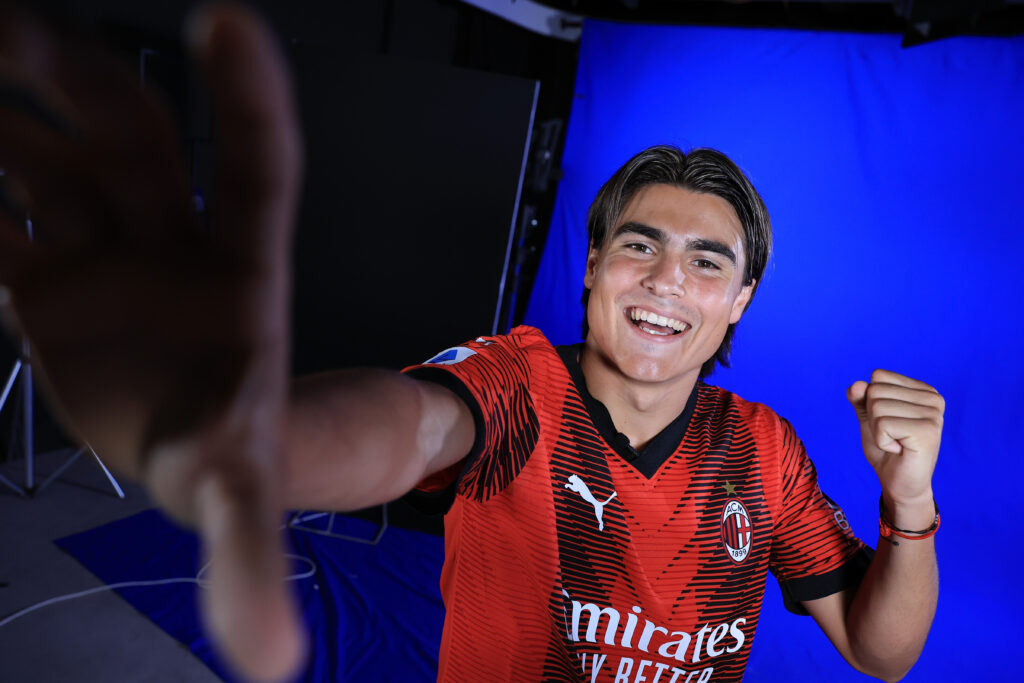 AC Milan Unveil New Signing Luka Romero