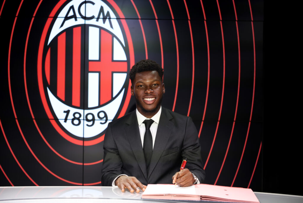 AC Milan Unveil New Signing Yunus Dimoara Musah