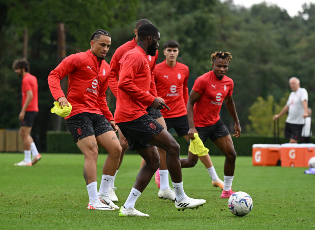 AC Milan Training Session &amp; Press Conference