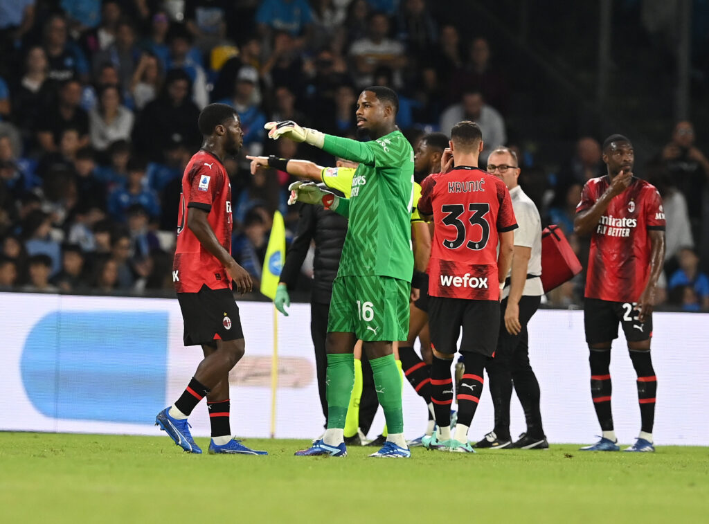 SSC Napoli v AC Milan - Serie A TIM