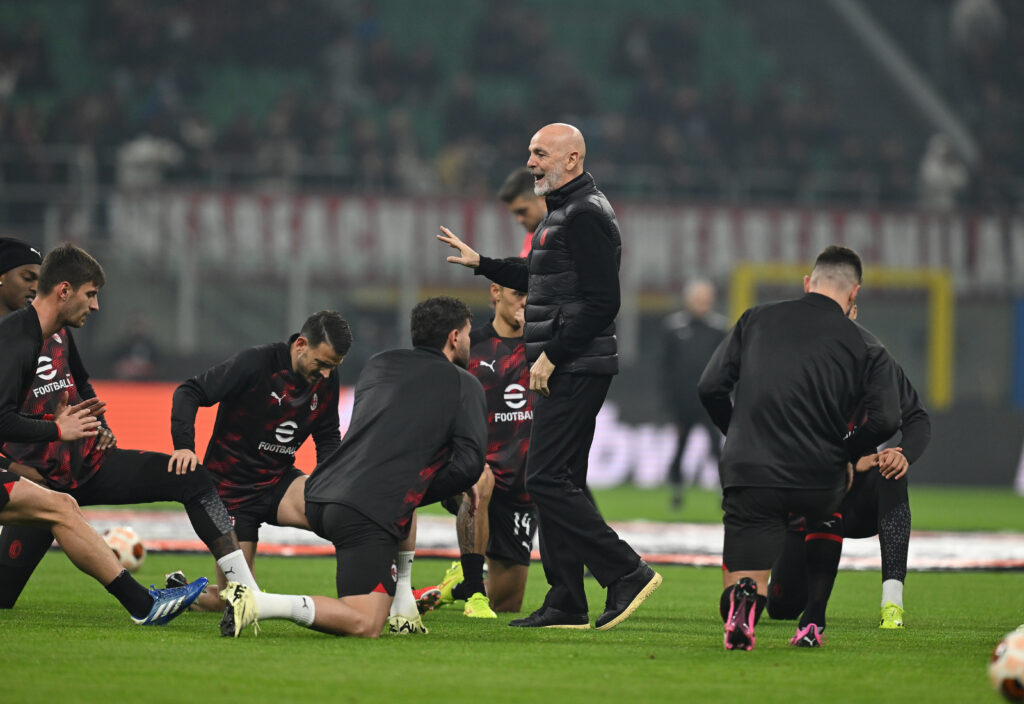 AC Milan v Stade Rennais FC: Playoff First Leg - UEFA Europa League 2023/24