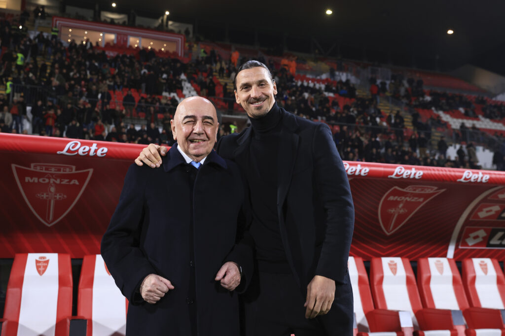 Adriano Galliani e Zlatan Ibrahimovic