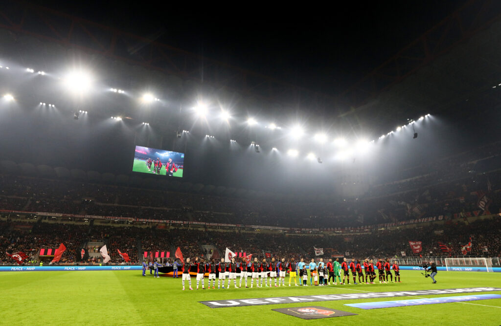 AC Milan v Stade Rennais FC: Playoff First Leg - UEFA Europa League 2023/24