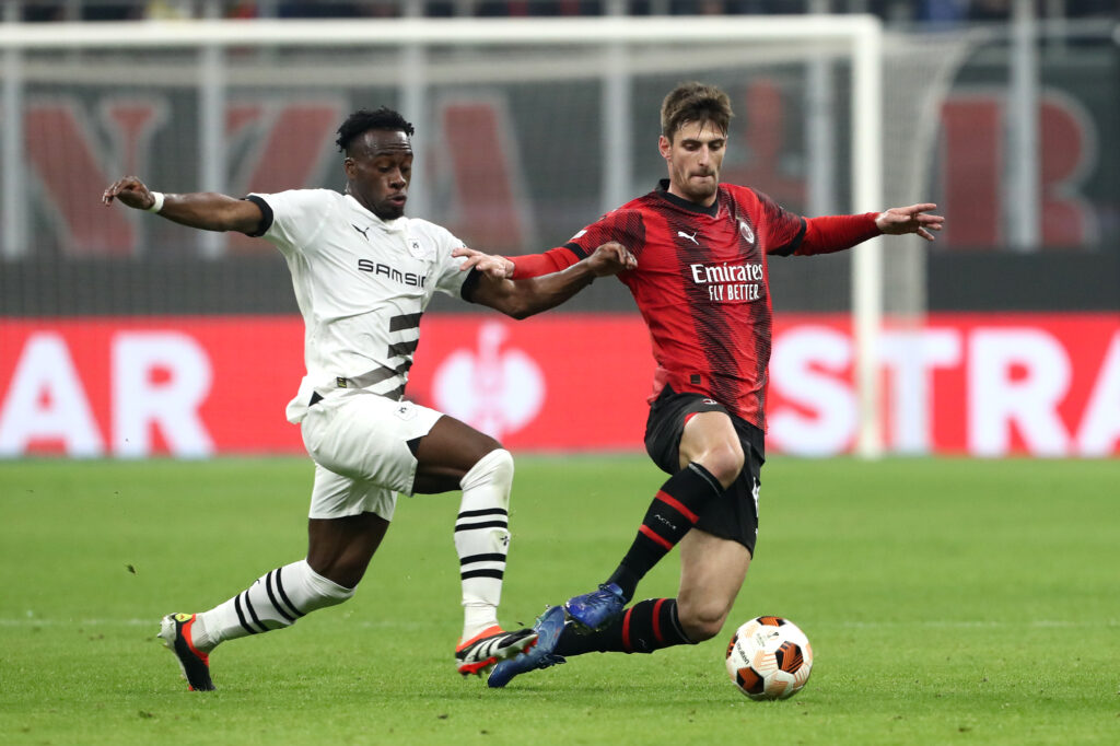 AC Milan v Stade Rennais FC: Playoff First Leg - UEFA Europa League 2023/24