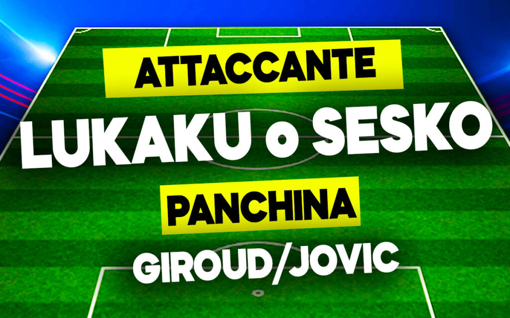 Lukaku o Sesko-Giroud/Jovic