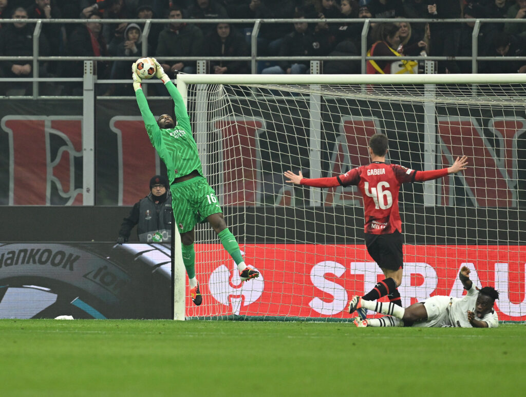 AC Milan v Stade Rennais FC: Playoff First Leg - UEFA Europa League 2023/24