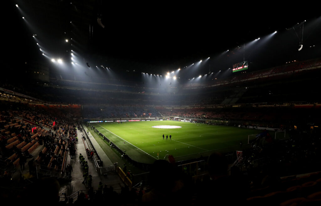 AC Milan v Stade Rennais FC: Playoff First Leg - UEFA Europa League 2023/24