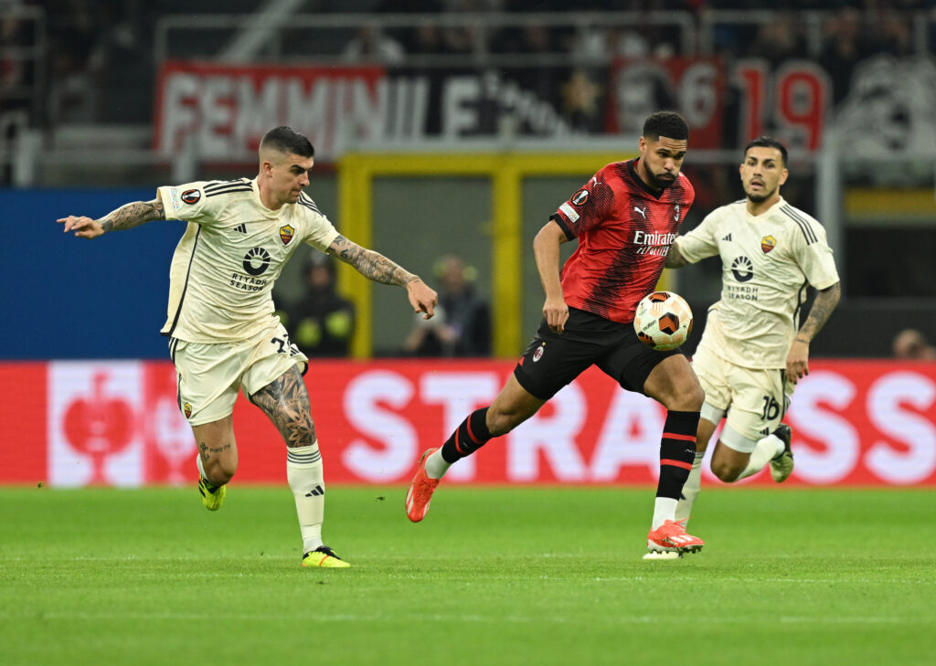AC Milan v AS Roma: Quarter-Final First Leg - UEFA Europa League 2023/24