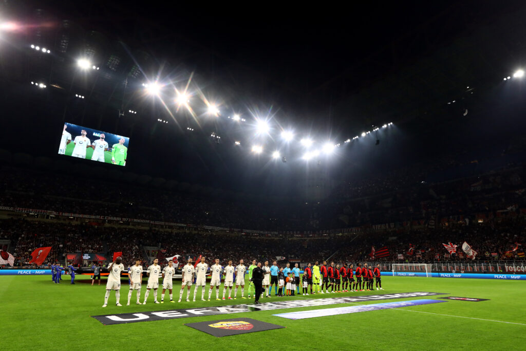 AC Milan v AS Roma: Quarter-Final First Leg - UEFA Europa League 2023/24