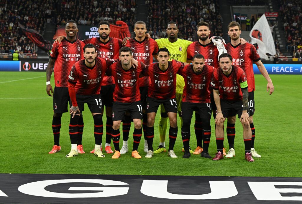 AC Milan v AS Roma: Quarter-Final First Leg - UEFA Europa League 2023/24