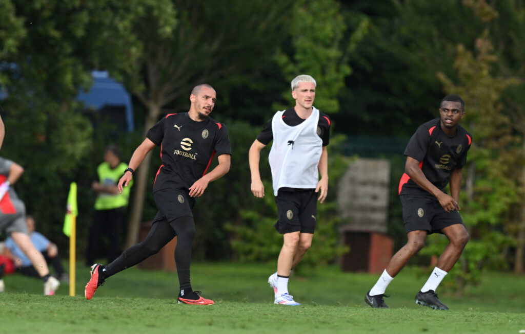 AC Milan Training Session &amp; Press Conference