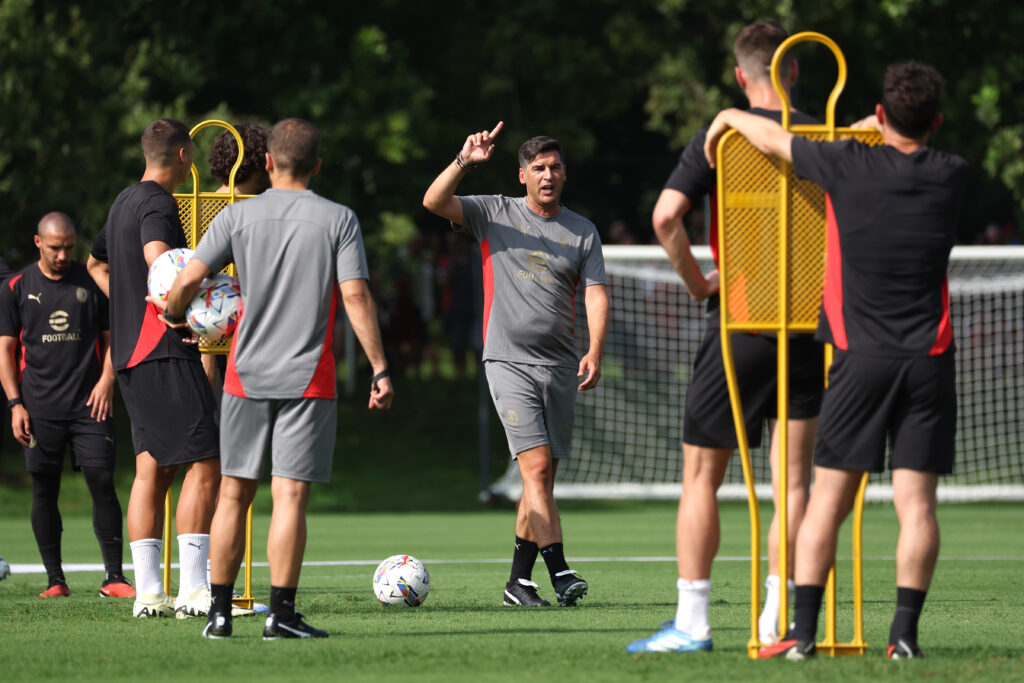 AC Milan Training Session &amp; Press Conference