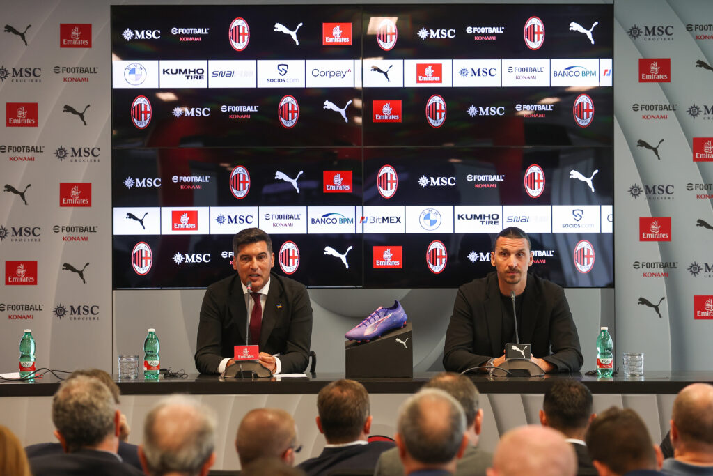 AC Milan Training Session &amp; Press Conference