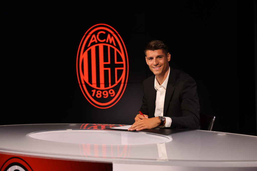 AC Milan Unveil New Signing Alvaro Morata
