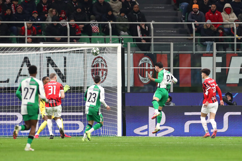 AC Milan v Feyenoord - UEFA Champions League 2024/25 League Knockout Play-off Second Leg