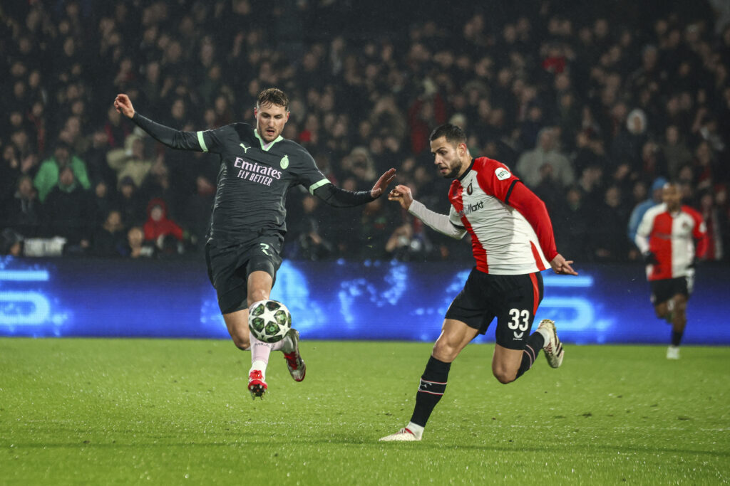 Feyenoord v AC Milan - UEFA Champions League 2024/25 League Knockout Play-off First Leg