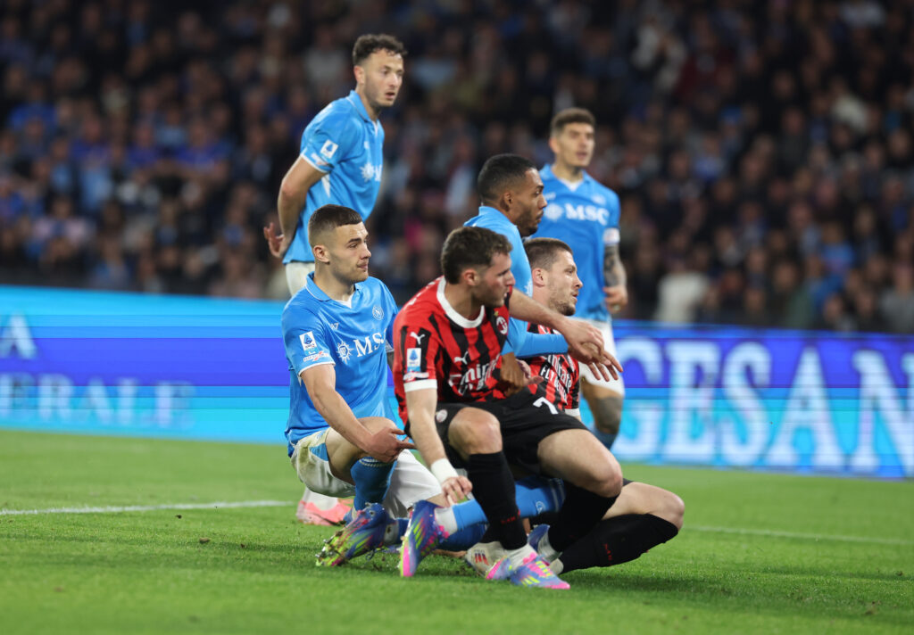 Napoli v AC Milan - Serie A