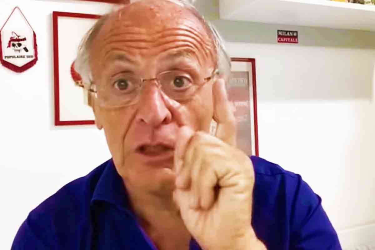Carlo Pellegatti, noto giornalista del Milan.