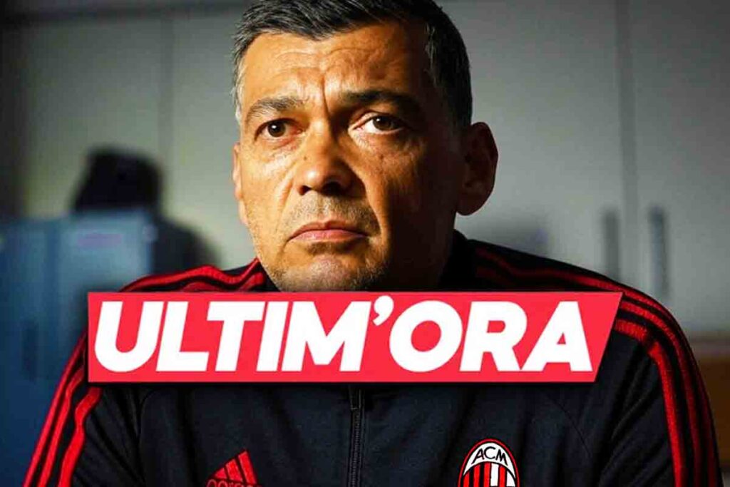 Milan, news sull'esonero di Sergio Conceicao.