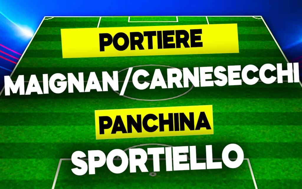 Maignan/Carnesecchi-Sportiello