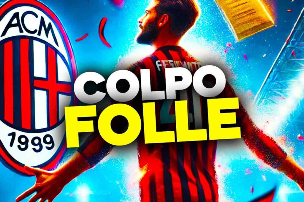 Colpo folle per il calciomercato del Milan.